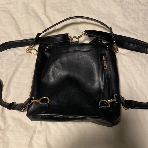 Fake Leather Backpack - Picture 3 of 4